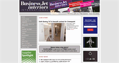Desktop Screenshot of businessjetinteriorsinternational.com
